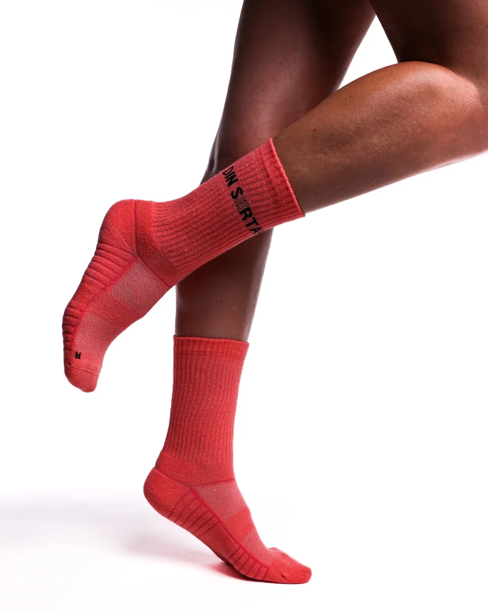 set 4 perechi sosete medii femei din bumbac pieptanat coral